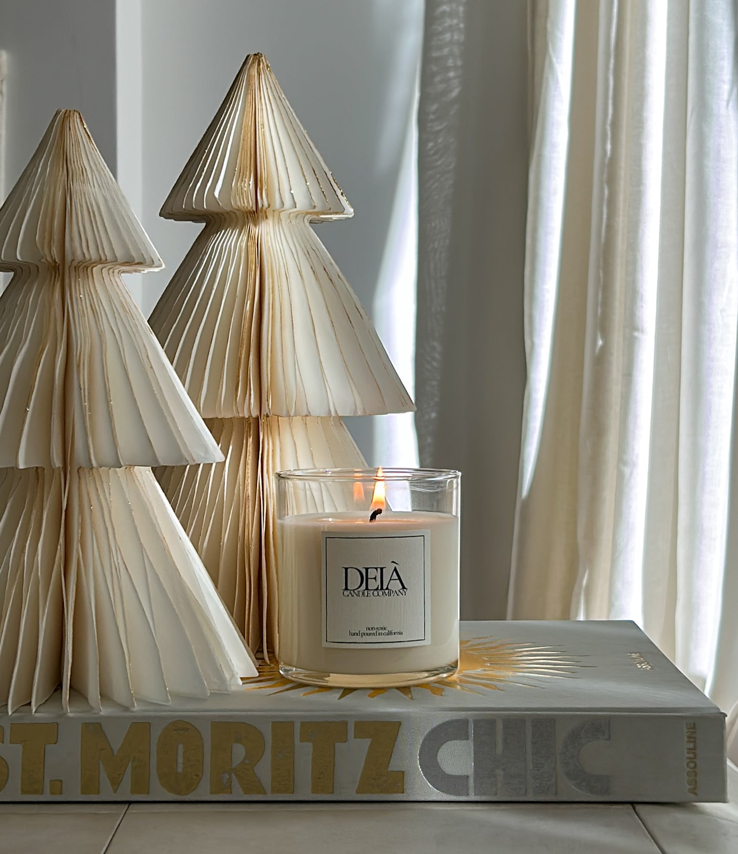 noël holiday candle